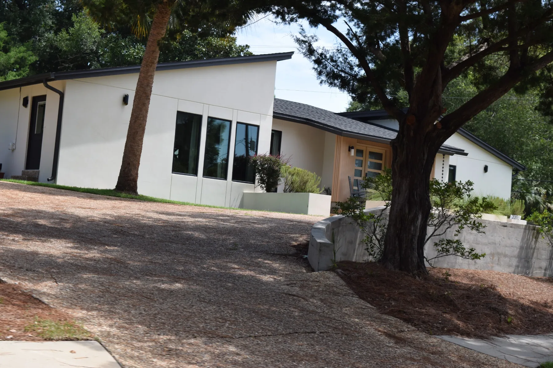 Contemporary home among mature trees in Cordova Park, Pensacola