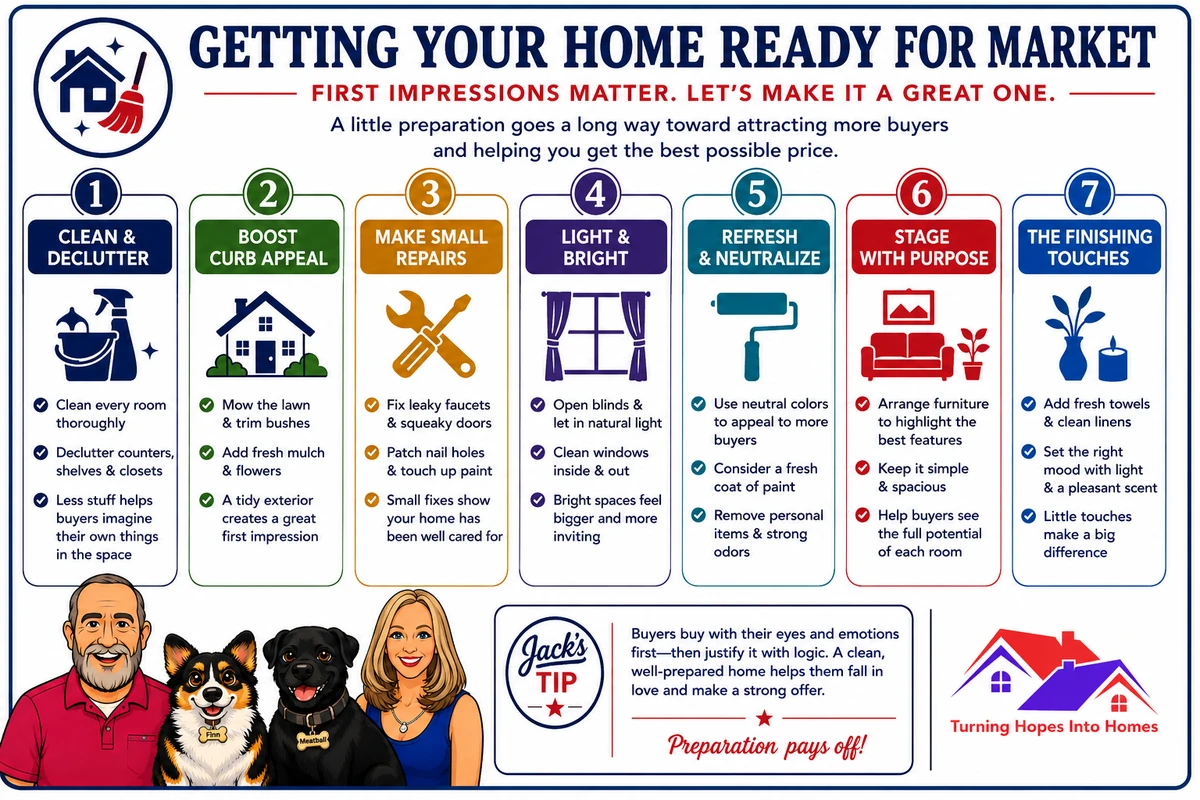 Getting Your Home Ready for Market: seven preparation steps for sellers