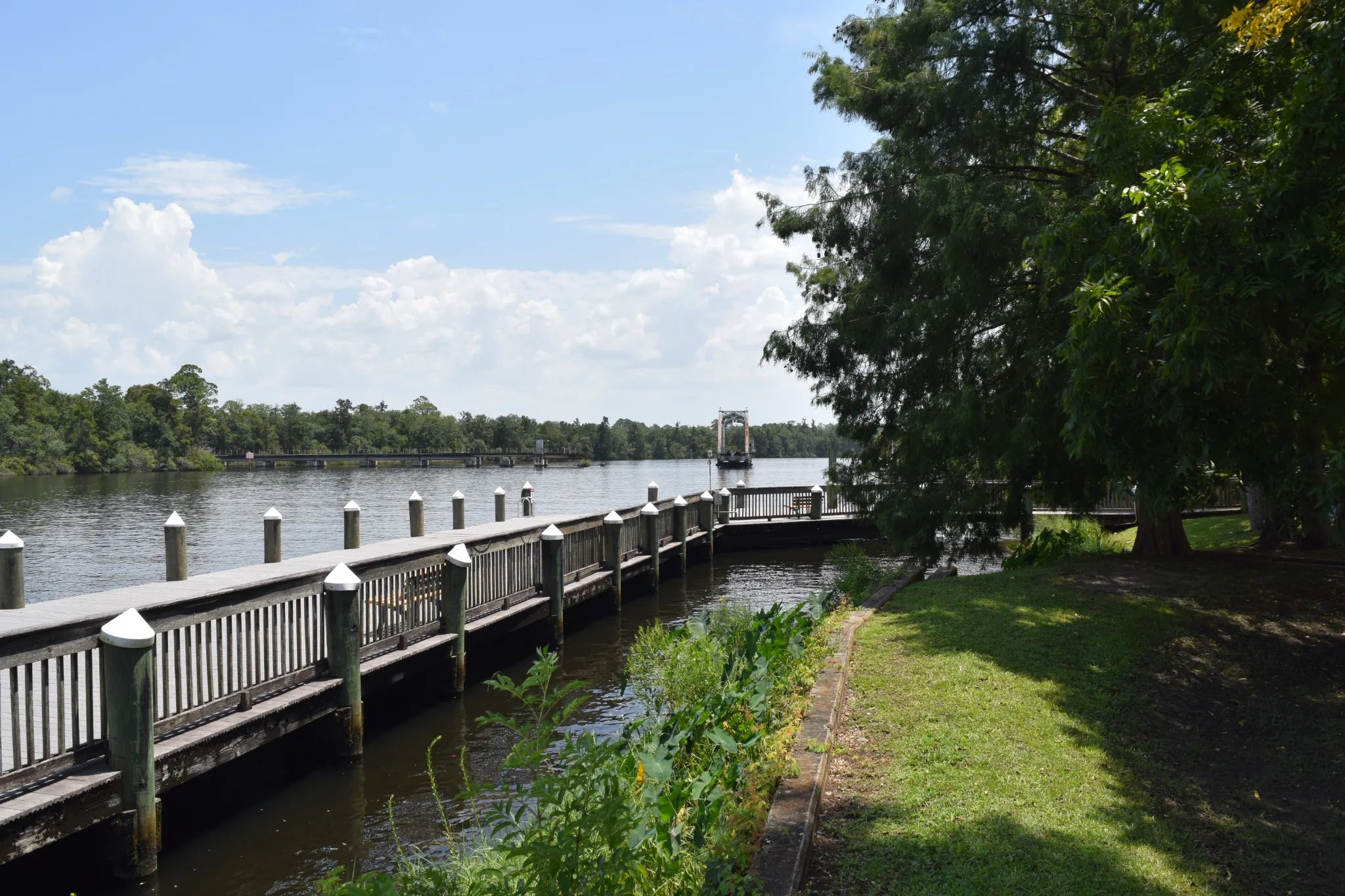 Blackwater River boardwalk in Milton, Florida