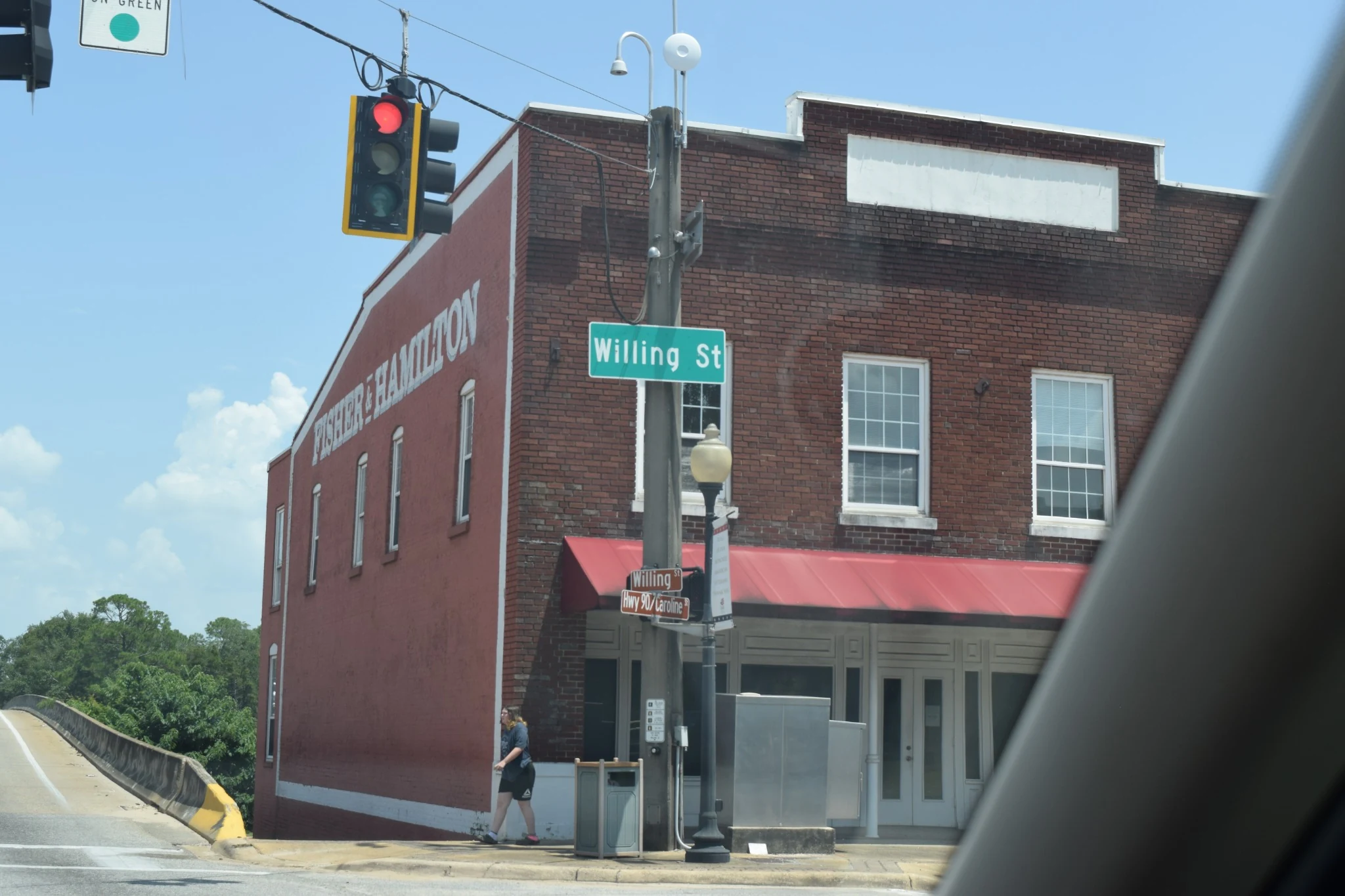 Historic Fisher and Hamilton building at Willing Street in Downtown Milton