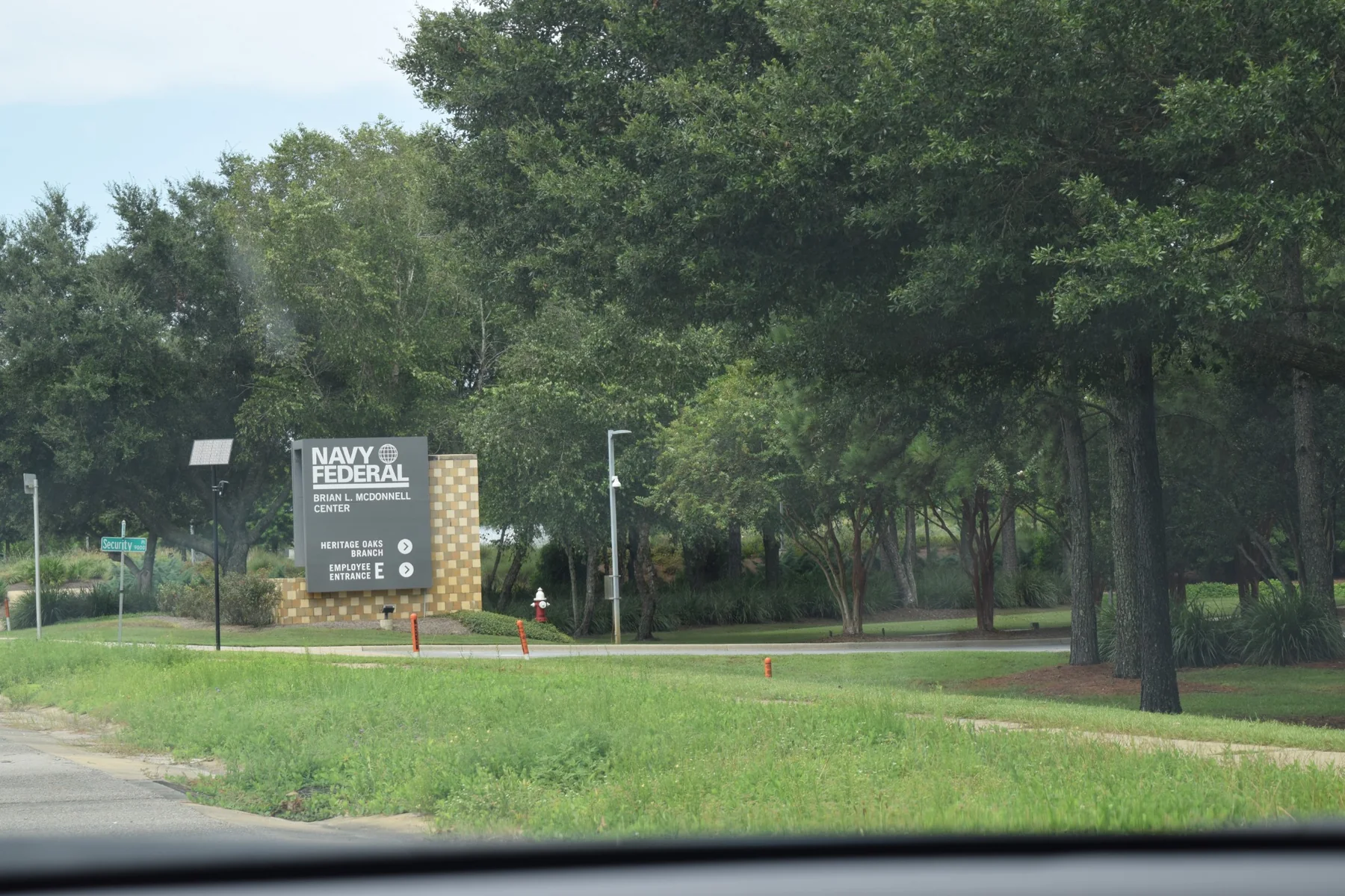 Navy Federal Credit Union campus along the Nine Mile Road corridor in Pensacola